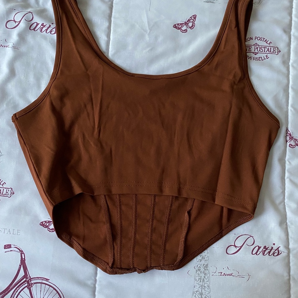 Tank brown top - Picture 2 of 3